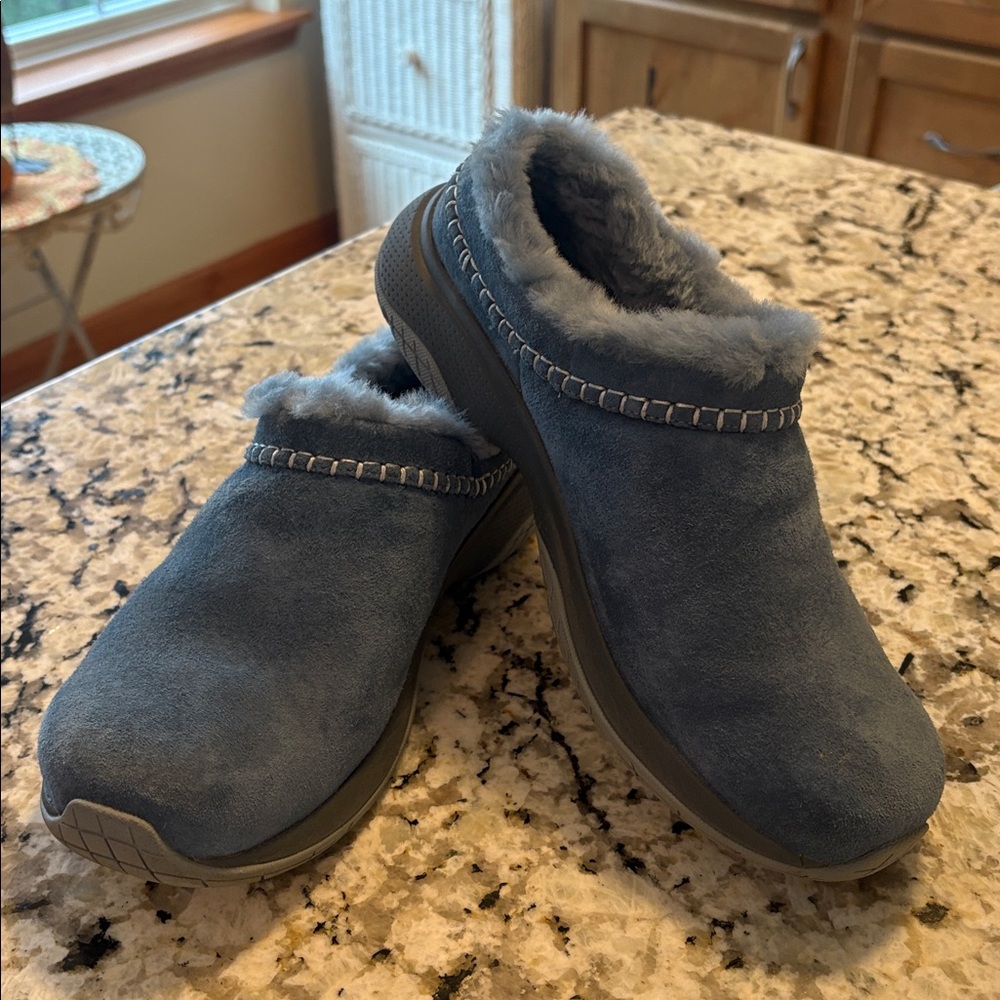 Merrell Blue Suede Women's Shoes-Encore Ice